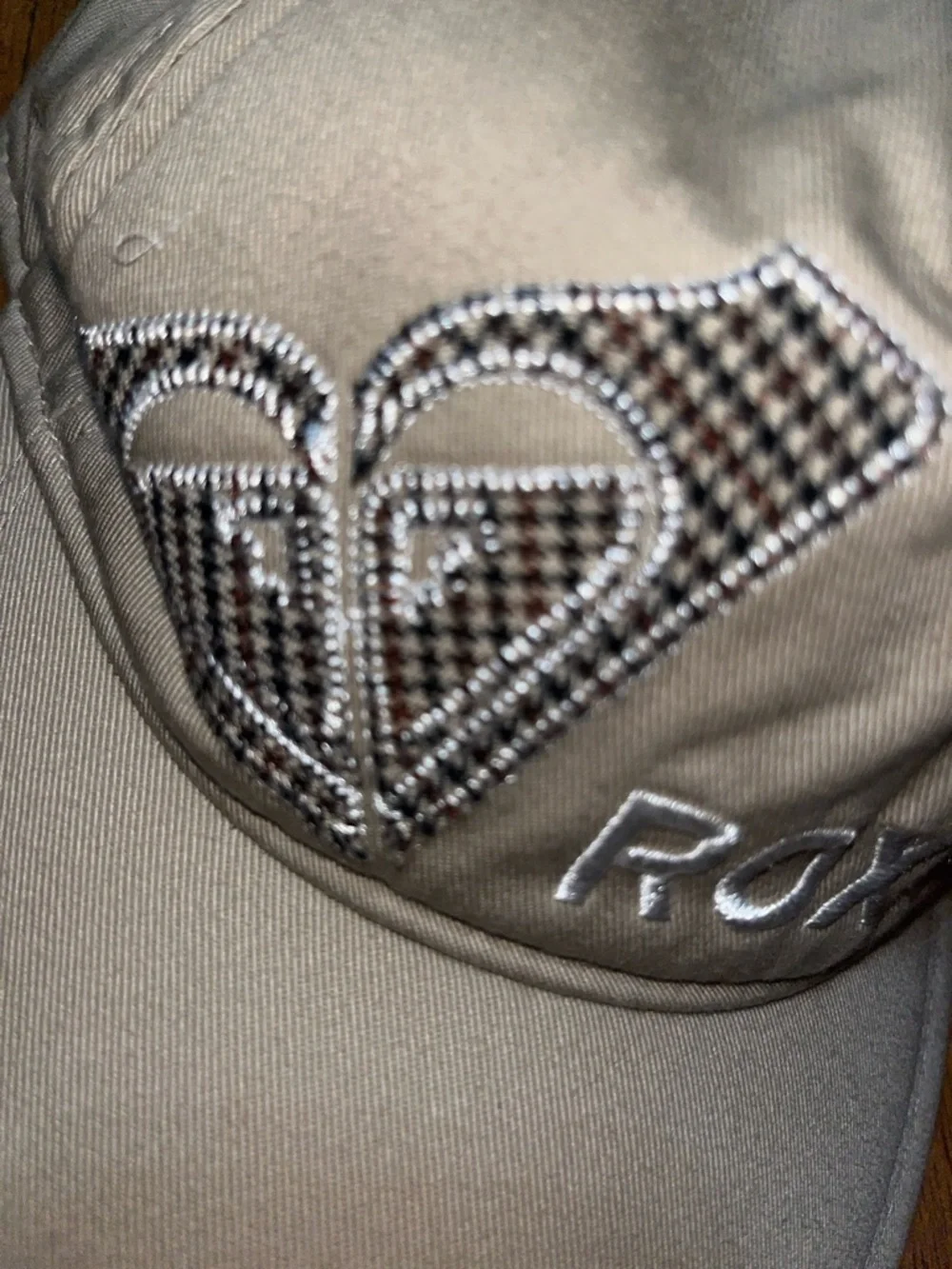 Roxy Tan Embroidered Logo Cap One Size